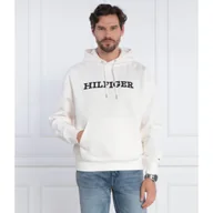 Bluzy męskie - Tommy Hilfiger Bluza MONOTYPE EMBRO HOODIE | Regular Fit - miniaturka - grafika 1