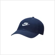Czapki damskie - Czapka z daszkiem NIKE U NK CLUB CAP U CB FUT WSH L FB5368-410 – Granatowy - miniaturka - grafika 1