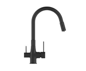 Baterie kuchenne - BATERIA ZLEWOZMYWAKOWA KUL. ST.INVENA Z FILTREM GLAMOUR TREND CZARNA - miniaturka - grafika 1