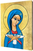 Dewocjonalia - Art christiana Ikona Matka Boża niosąca Ducha Świętego ACHI091 - miniaturka - grafika 1