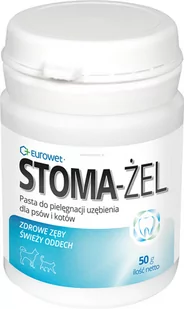 Eurowet Stoma-Żel - Pasta Do Pielegnacji Uzębienia Psów I Kotów 50G - Suplementy i witaminy dla kotów - miniaturka - grafika 2