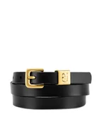 Paski - Gino Rossi Pasek Damski BLYL24002-3 Czarny - miniaturka - grafika 1