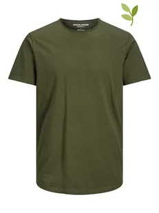 Jack & Jones Koszulka "Basher" w kolorze khaki - Koszulki męskie - miniaturka - grafika 1