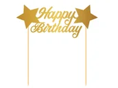 Urodziny dla dorosłych - Folat Topper na tort Happy Birthday - cm - miniaturka - grafika 1
