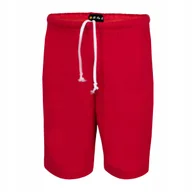 Spodenki damskie - Bawełna krótkie spodenki dziecięce szorty 122 / 128 CZERWONY - miniaturka - grafika 1