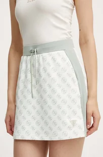 Guess spódnica ELA kolor zielony mini prosta V4YD02 KB212 - Spódnice - miniaturka - grafika 1