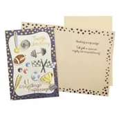 Kartki okolicznościowe i zaproszenia - Kukartka Karnet B6 Urodziny (męskie, sport) - miniaturka - grafika 1