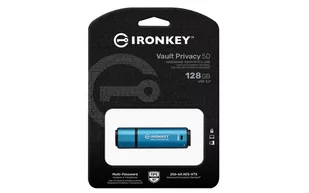 Pendrive, KINGSTON, IronKey Vault Privacy 50 128GB (IKVP50/128GB) - Pendrive - miniaturka - grafika 1