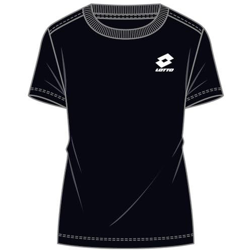 Lotto 1124012 Damska koszulka, Slim Fit Caviar M