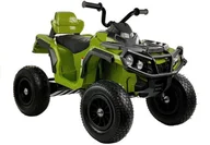 Pojazdy elektryczne dla dzieci - Import LEANToys Quad na Akumulator BDM0906 Pompowane Koła Zielony 4119 - miniaturka - grafika 1