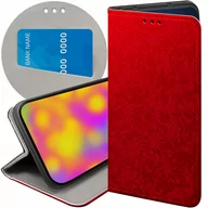 Etui i futerały do telefonów - ETUI Z KLAPKĄ DO SAMSUNG GALAXY J4 PLUS WZORY CZERWONE SERCA RÓŻE FUTERAŁ - miniaturka - grafika 1