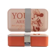 Lunch boxy - Lulabi Lunchbox Bento box + sztućce Minnie Blogger 12 m+ - miniaturka - grafika 1
