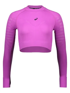 asics Koszulka funkcyjna "Seamless" w kolorze różowym - Koszulki sportowe damskie - miniaturka - grafika 1
