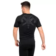 Koszulki męskie - Odlo Męski t-shirt Active Spine 2.0 czarny L 313272 - miniaturka - grafika 1