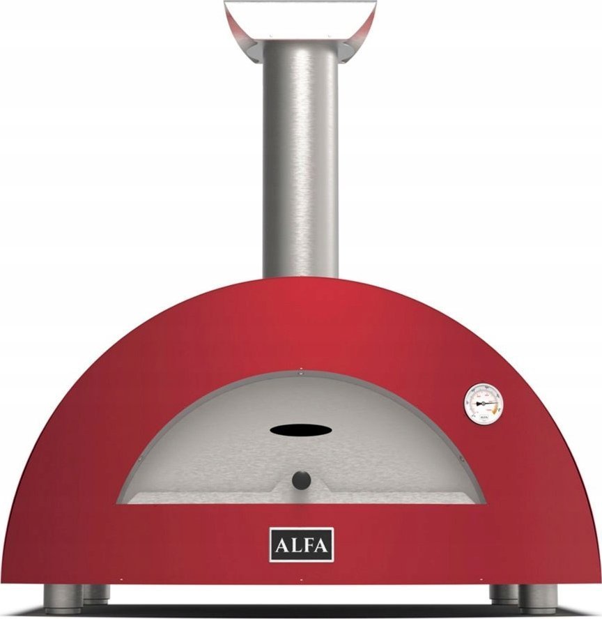 Alfa Forni Moderno 2 Pizze Wood Red