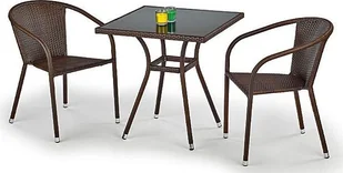 Elior szklany stół ogrodowy Tito, kwadratowy 5945 - Stoły ogrodowe - miniaturka - grafika 1