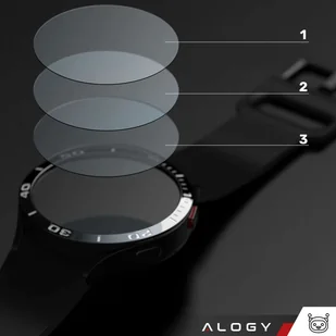 2x Szkło hartowane Alogy na ekran 9H do Universal 36mm Diameter - Akcesoria do smartwatchy - miniaturka - grafika 6