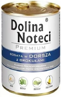 Dolina Noteci Premium Dorsz z brokułami 12x400g 23310-uniw - Mokra karma dla psów - miniaturka - grafika 1