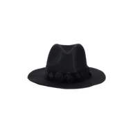 Czapki damskie - Damski Kapelusz GUESS FEDORA HAT AW9936WOL01-BLA – Czarny - miniaturka - grafika 1