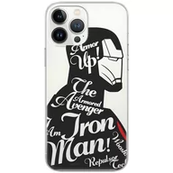 Etui i futerały do telefonów - Etui Marvel dedykowane do Iphone 11, wzór: Iron Man 010 Etui częściowo przeźroczyste, oryginalne i oficjalnie licencjonowane - miniaturka - grafika 1