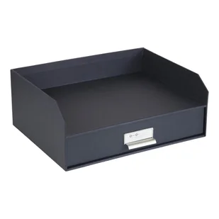 Kartonowy organizer na dokumenty z szufladką Walter – Bigso Box of Sweden - Akcesoria na biurko - miniaturka - grafika 1