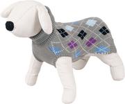 Ubranka dla psów - Sweterek dla psa Happet 400S szary golf S-25cm - miniaturka - grafika 1