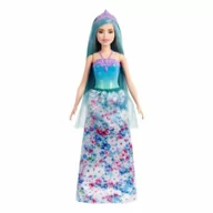 Lalki dla dziewczynek - Barbie Dreamtopia Lalka turkusowe włosy HGR16 - miniaturka - grafika 1