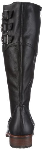 Buffalo London 14010 Cow Milled 122013 kozaki damskie, Czarny Czarny 01, 38 EU