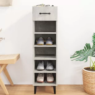 Lumarko Szafka na buty, szarość betonu, 30x35x105 cm - Szafki na buty - miniaturka - grafika 9