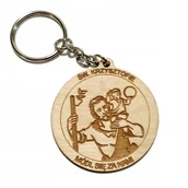 Dekoracje domu - Św. Krzysztof breloczek 50szt brelok breloczki - miniaturka - grafika 1