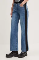 Spodnie damskie - Desigual jeansy AYANA damskie high waist 24WWDD44 - miniaturka - grafika 1
