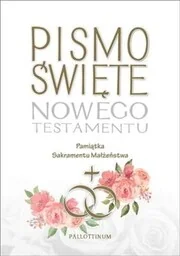 Biblia Tysiąclecia Nowy Testament z ilustracjami Pamiatka Sakramentu Małzeństwa - Religia i religioznawstwo - miniaturka - grafika 1