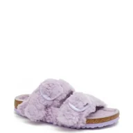 Kapcie damskie - Birkenstock Skórzane obuwie domowe Arizona Big Buckle - miniaturka - grafika 1