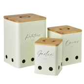 Pojemniki kuchenne - MODERN KITCHEN Pojemnik na cebulę 14,5x14,5x17,5 cm - miniaturka - grafika 1