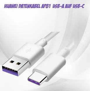 Oryginalny kabel Huawei AP71 4072007 USB-C 1M Biały (bulk EU) - Kable USB - miniaturka - grafika 1
