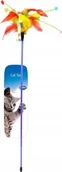 Zabawki dla kotów - Duvo+ DUVO+ WĘDKA DLA KOTA Z PIÓRKAMI 62cm 1717032 - miniaturka - grafika 1