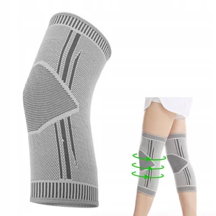 ORTEZA NA KOLANO USZTYWNIACZ KOLANA STABILIZATOR STAWU KOLANOWEGO OPASKA L - Pozostała odzież dla rowerzystów - miniaturka - grafika 1