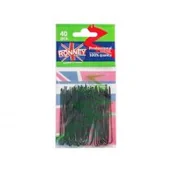 Pozostałe akcesoria fryzjerskie - ronney RONNEY Profesjonalne kokówki fryzjerskie czarne 40 sztuk (A065/40) - miniaturka - grafika 1