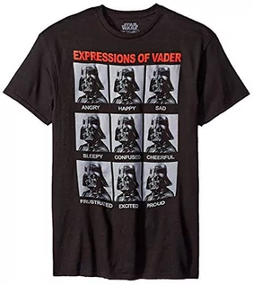 Koszulki męskie - STAR WARS T-shirt męski, Czarny, L - grafika 1