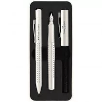 FABER CASTELL Zestaw prezentowy GRIP 2010 Pióro+długopis Coconut - Faber Castell - Przybory szkolne - miniaturka - grafika 1