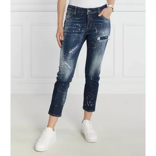 Spodnie damskie - Dsquared2 Jeansy Cool Girl Cropped Jean | Regular Fit | low rise - grafika 1