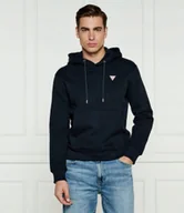 Bluzy męskie - Bluza z kapturem Guess jeans M4YQ22 K9V31 granatowa - XL - miniaturka - grafika 1