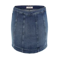 Spódnice - Damska Spódnica GUESS JILLIAN MINI SKIRT W3RD21D4NHE-STR9 – Niebieski - miniaturka - grafika 1