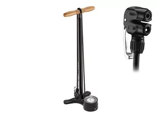 Lezyne Pompka podłogowa SPORT FLOOR DRIVE 3.5 DV NYLON-ALLOY DUAL VALVE HEAD 220psi czarna (NEW) LZN-1-FP-SPFLDR-V604 - Pompki rowerowe - miniaturka - grafika 1