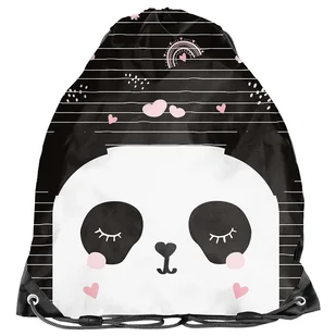 Worek Szkolny Na Obuwie Panda Paso Dla Dziewczynki - Worki na buty - miniaturka - grafika 1