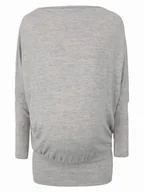 Bluzki damskie - Damska tunika ciążowa z wiskozy szara Bellybuton Maternity, r.XL - miniaturka - grafika 1