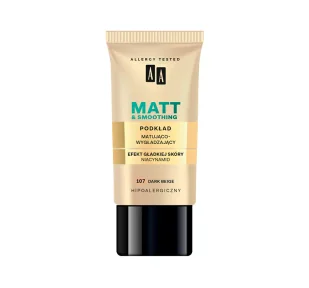 Oceanic AA Make Up Matt Podkład matująco-wygładzający 107 Dark Beige 30ml - Podkłady do twarzy - miniaturka - grafika 1
