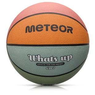 Piłka Koszykowa Meteor What's Up 7 Jasnoniebieski/pomarańczowy - Piłka nożna - miniaturka - grafika 1