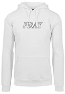 Bluzy męskie - Mister Tee Męska bluza Mister Tee Heren Hoodie Pray Hands Hoody Wit bluza z kapturem, biała, rozmiar L EU, biały, L - miniaturka - grafika 1