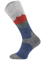 Skarpetki męskie - Skarpety trekkingowe ALASKAN MOOSE Heavy Weight, grube i ciepłe 80% MERINO, outdoorowe - Jeans 35-38 - miniaturka - grafika 1